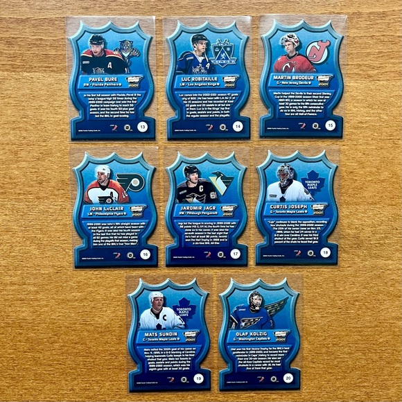 2000-01 Pacific Revolution NHL Icon Die-Cut Complete 20 Card Hockey Set - Picture 4 of 5